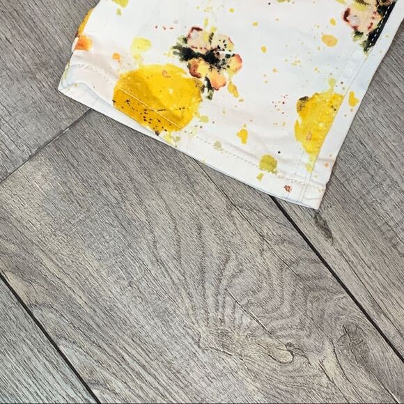 Anthropologie Pilcro & The Letterpress High Waisted Cropped Lemon Jeans - Picture 5 of 11